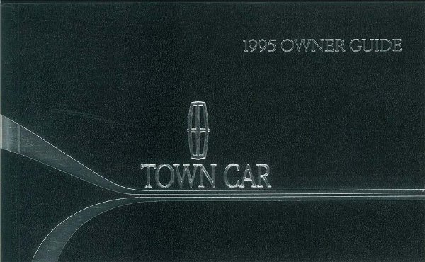 1995 Lincoln Town Car Owner's Manual