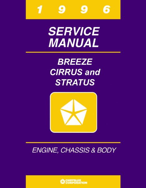 1996 Chrysler Cirrus, Stratus, Breeze Factory Shop Service Manual