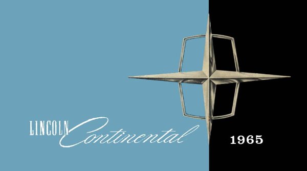1965 Lincoln Continental Owner's Manual