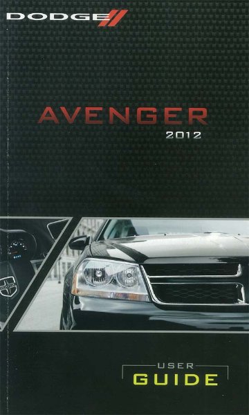 2012 Dodge Avenger Owner's Manual