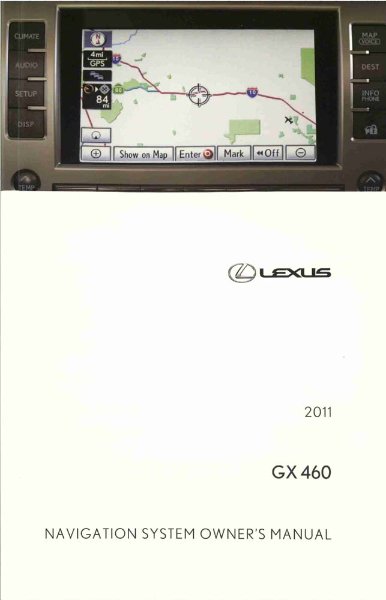 2011 Lexus GX 460 Owner's Manual