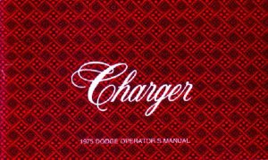 1975 Dodge Charger Owner's Manual