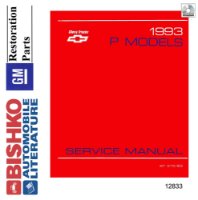 1993 Chevrolet Truck P-Chassis, Motorhome Factory Shop Service Manual sample image