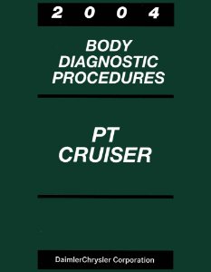 2004 Chrysler PT Cruiser Factory Shop Service Manual
