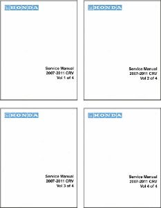 2007–2011 Honda CR-V Factory Shop Service Manual