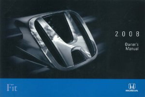 2008 Honda Fit Owner's Manual
