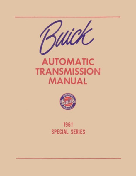1961 Buick Special Factory Shop Service Manual