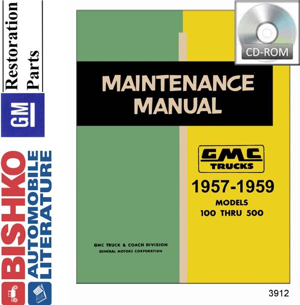 1957–1959 GMC 100-500 Truck Factory Shop Service Manual