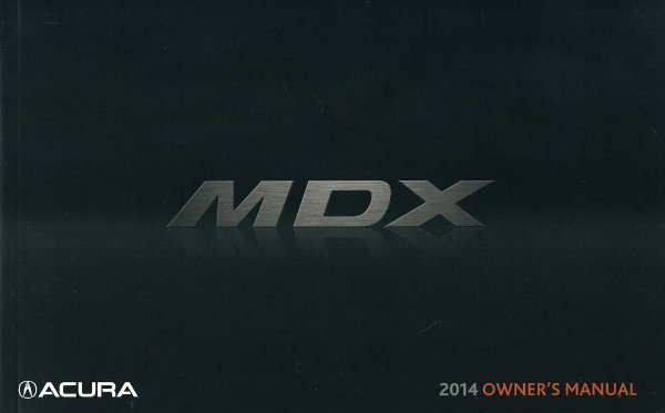 2014 Acura MDX Owner's Manual