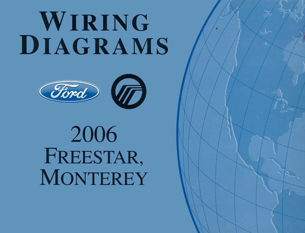 2006 Ford Truck Freestar, Monterey Wiring Diagrams Manual