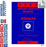 1993 DODGE STEALTH Body, Chassis & Electrical Service Manual sample image