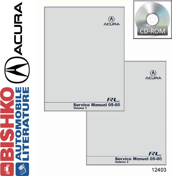 2005–2008 Acura RL Factory Shop Service Manual