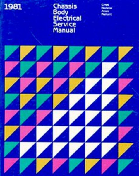 1981 Dodge Aries, Omni, Horizon, Relaint Factory Shop Service Manual