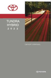 2022 Toyota Tundra HEV Owner's Manual