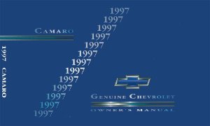 1997 Chevrolet Camaro Owner's Manual