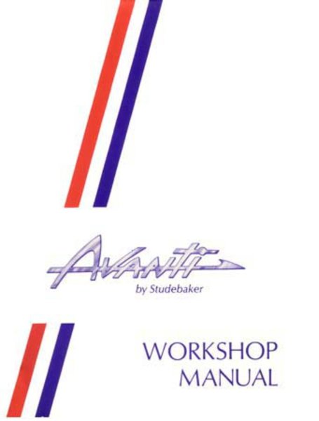 1963–1964 Studebaker Avanti Factory Shop Service Manual