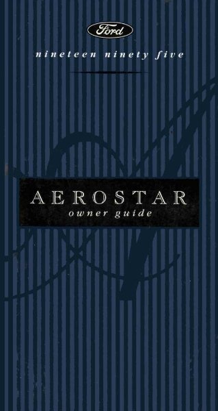 1995 Ford Aerostar Owner's Manual