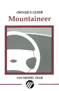 1999 Mercury Mountaineer Owner's Manual