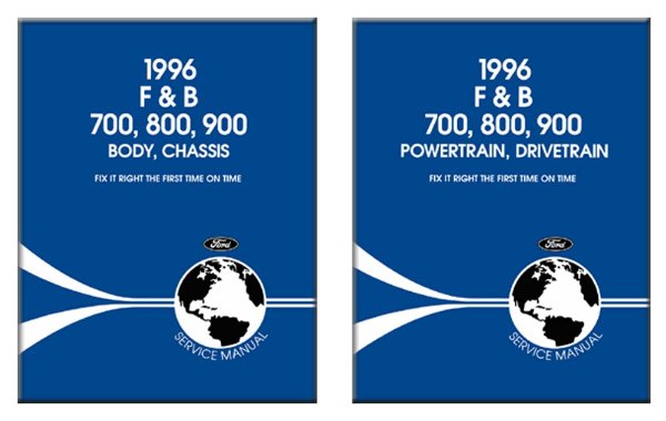 1996 Ford Truck F&B 700, 800, 900 Factory Shop Service Manual