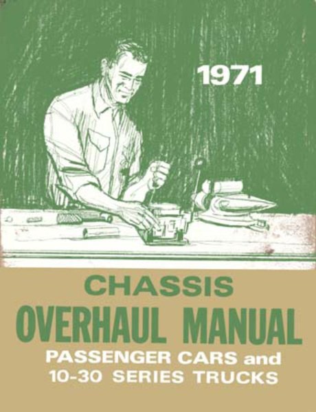 1971 Chevrolet NO VEGA - OVERHAUL Factory Overhaul Service Manual