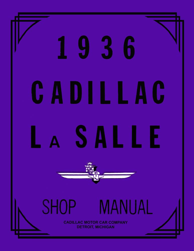 1936 Cadillac Lasalle 60 70 75 80 90 Shop Service Repair Manual   Book
