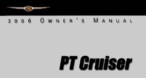 2006 Chrysler PT Cruiser Owner's Manual