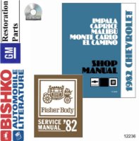 1982 Chevrolet Caprice Monte Carlo Impala Malibu El Camino Shop Repair Manual PDF sample image