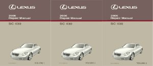 2006 Lexus SC 430 Factory Shop Service Manual