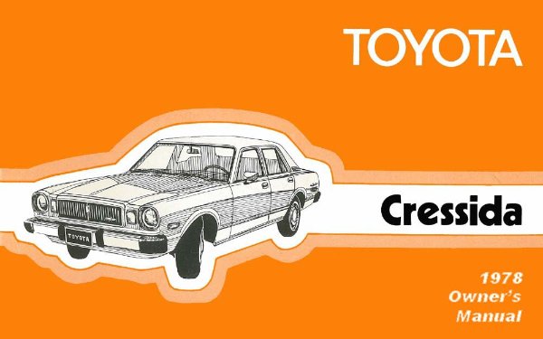 1978 Toyota Cressida Owner's Manual