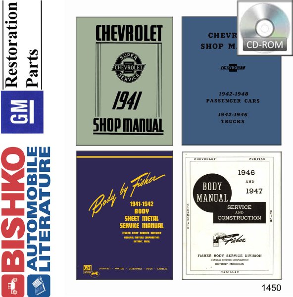 1941–1948 Chevrolet All Models Fisher Body Factory Shop Service Manual