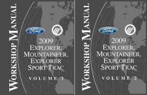 2009 Ford Truck Explorer, Mountaineer Factory Shop Service Manual