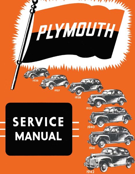 1936–1942 Plymouth All Models Factory Shop Service Manual