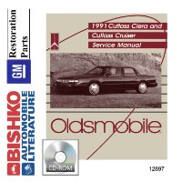 1991 OLDSMOBILE CUTLASS CIERA, CUTLASS CRUISER Body, Chassis & Electrical Service Manual sample image