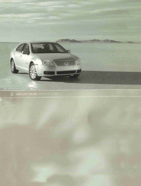 2008 Mercury Milan Owner's Manual