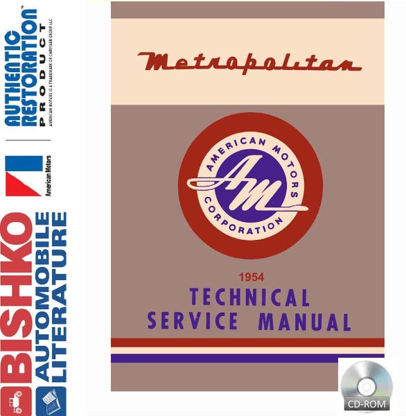 1954 AMC Metropolitan Factory Shop Service Manual