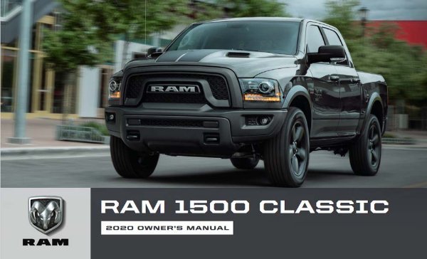 2020 Dodge Ram 1500 Classic Truck Owner's Manual