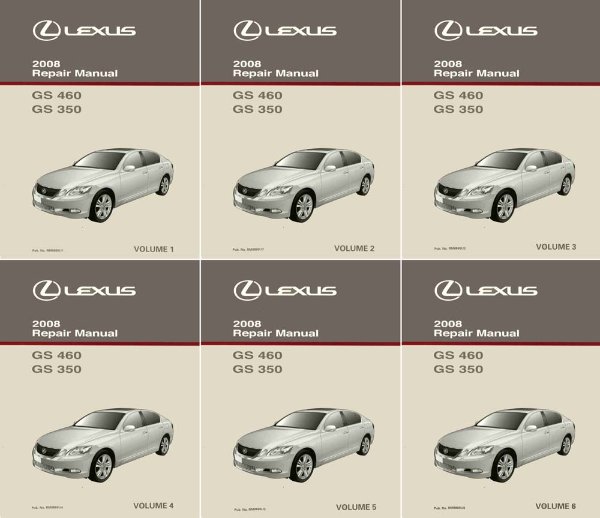 2008 Lexus GS 460, GS 350 Factory Shop Service Manual
