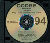 1994 DODGE RAM TRUCK Body, Chassis & Electrical Service Manual sample image