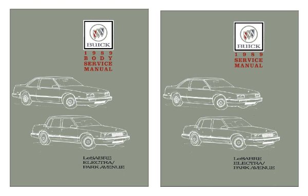 1989 Buick LeSabre, Electra, Park Avenue Factory Shop Service Manual