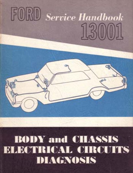 1963 Ford ELECTRICAL DIAGNOSIS Factory Shop Service Manual