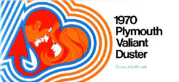 1970 Plymouth Duster, Valiant Owner's Manual