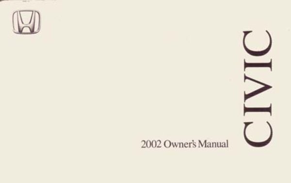 2002 Honda Civic Coupe Owner's Manual