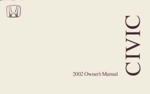 2002 Honda Civic Coupe Owner's Manual