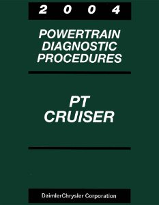 2004 Chrysler PT Cruiser Factory Shop Service Manual