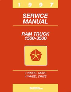 1997 Dodge 1500-3500 Ram Truck Factory Shop Service Manual