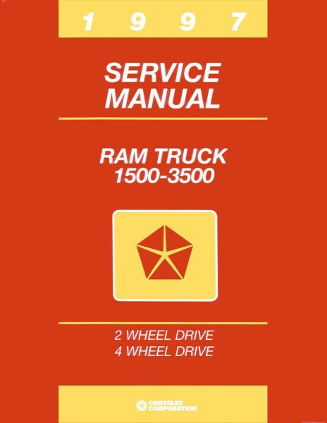 1997 Dodge 1500-3500 Ram Truck Factory Shop Service Manual