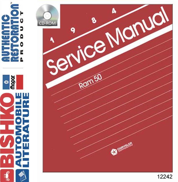 1984 Dodge Ram 50 Truck Factory Shop Service Manual