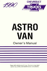 1990 Chevrolet Astro Owner's Manual