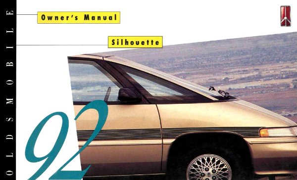 1992 Oldsmobile Silhouette Owner's Manual