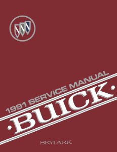 1991 Buick Skylark Factory Shop Service Manual
